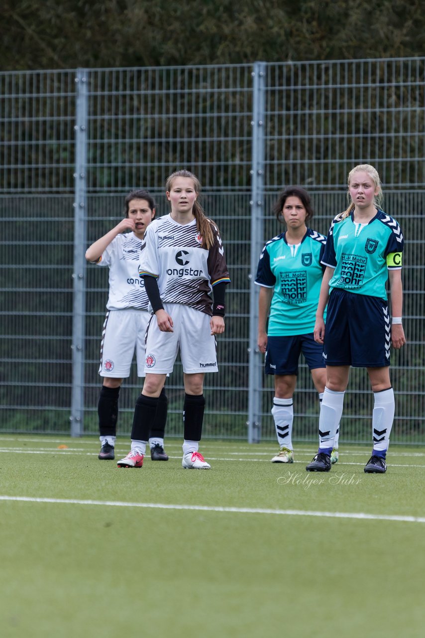 Bild 88 - B-Juniorinnen Wedel - St. Pauli : Ergebnis: 1:2